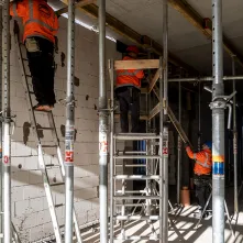 Budowa szkoły podstawowej przy ul. Grasera - stan prac na 4.11.2024 r.