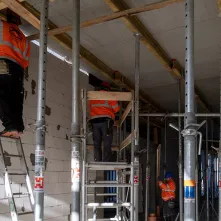 Budowa szkoły podstawowej przy ul. Grasera - stan prac na 4.11.2024 r.