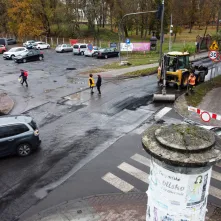 Remont ulicy św. Józefa w Toruniu, fot. Sławomir Kowalski