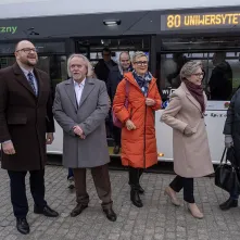 Inauguracja linii autobusowej nr 80, 12.11.2024 r.