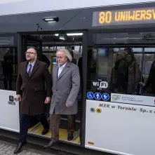 Inauguracja linii autobusowej nr 80, 12.11.2024 r.
