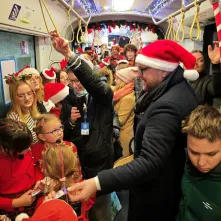 Świąteczny tramwaj 2024