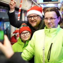 Świąteczny tramwaj 2024