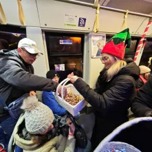 Świąteczny tramwaj 2024