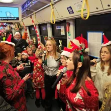 Świąteczny tramwaj 2024