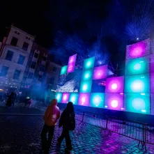 Walentynkowy wieczór w Rynku Staromiejskim