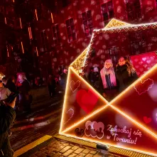 Walentynkowy wieczór w Rynku Staromiejskim