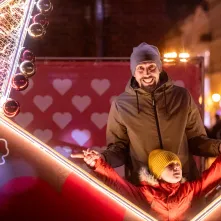 Walentynkowy wieczór w Rynku Staromiejskim