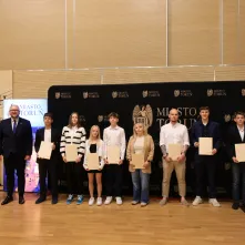 Wręczenie nagród i wyróżnień sportowych zawodniczkom, zawodnikom i trenerom za wysokie wyniki sportowe osiągnięte w 2024 roku.