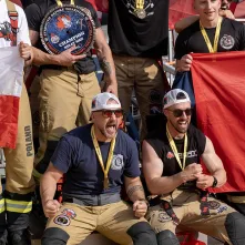 Medale na najtwardszych strażaków