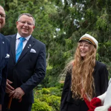 Uroczyste posiedzenie Senatu UMK na Rynku Staromiejskim 