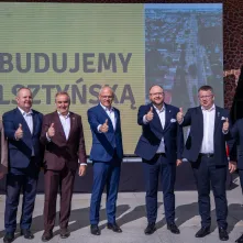 Budujemy ul. Olsztyńską - konferencja prasowa