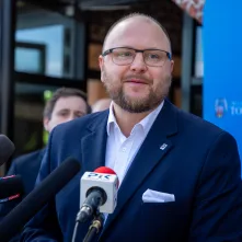 Budujemy ul. Olsztyńską - konferencja prasowa