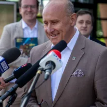 Budujemy ul. Olsztyńską - konferencja prasowa