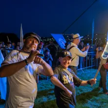9. Festiwal Wisły - powitanie flisaków w Toruniu