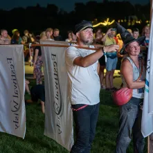 9. Festiwal Wisły - powitanie flisaków w Toruniu