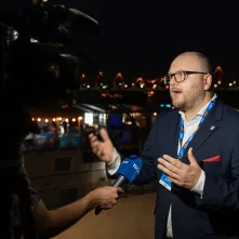 9. Festiwal Wisły - powitanie flisaków w Toruniu