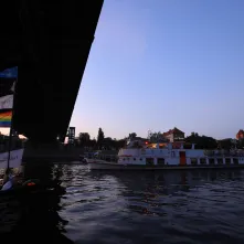 9. Festiwal Wisły - nocna parada łodzi i statków, widowisko światło-dźwięk