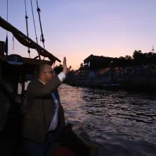 9. Festiwal Wisły - nocna parada łodzi i statków, widowisko światło-dźwięk