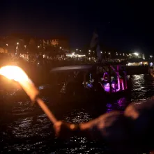 9. Festiwal Wisły - nocna parada łodzi i statków, widowisko światło-dźwięk