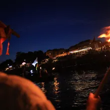 9. Festiwal Wisły - nocna parada łodzi i statków, widowisko światło-dźwięk