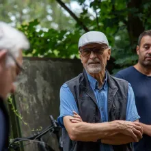 Odsłonięcie tablicy na Kępie Bazarowej