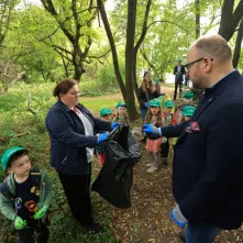 Sprzątanie świata nad Martówką, 19.09.2025 r.