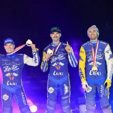 Finał KS Toruń - Motor Lublin - podium, 28.09.2025 r.