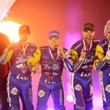 Finał KS Toruń - Motor Lublin - podium, 28.09.2025 r.