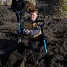 Zasadziliśmy mikrolas na lewobrzeżu