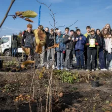 Zasadziliśmy mikrolas na lewobrzeżu