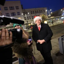 Pierwszy przejazd świątecznego tramwaju już za nami!