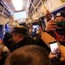 Pierwszy przejazd świątecznego tramwaju już za nami!