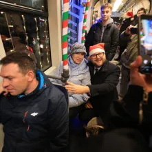 Pierwszy przejazd świątecznego tramwaju już za nami!