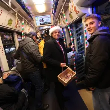 Pierwszy przejazd świątecznego tramwaju już za nami!