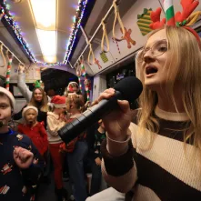 Pierwszy przejazd świątecznego tramwaju już za nami!