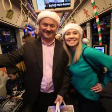 Pierwszy przejazd świątecznego tramwaju już za nami!