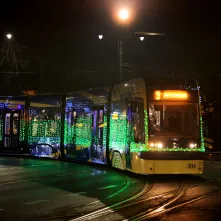 Pierwszy przejazd świątecznego tramwaju już za nami!