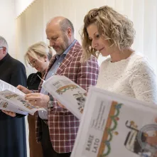 Z życzeniami dla mieszkańców i pracowników Domu Pomocy Społecznej w Toruniu