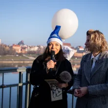 Anielski strażnik ruchu i zdrowia na moście, 19.12.2025