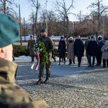Uroczystość z okazji rocznicy zakończenia okupacji hitlerowskiej