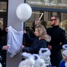 Aniołek prz ul. Szczytej 6 odsłonięty, 2.03.2026