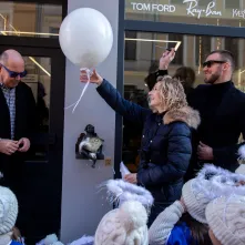 Aniołek prz ul. Szczytej 6 odsłonięty, 2.03.2026