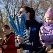 Międzypokoleniowy bieg w Parku Glazja