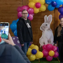 Leśne poszukiwanie pisanek na Barbarce