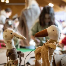 Leśne poszukiwanie pisanek na Barbarce