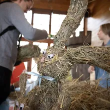 Leśne poszukiwanie pisanek na Barbarce