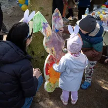 Leśne poszukiwanie pisanek na Barbarce