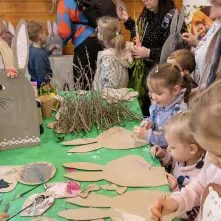 Leśne poszukiwanie pisanek na Barbarce