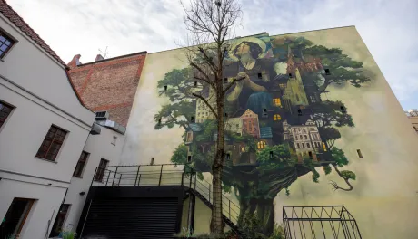 Odsłonięcie muralu "Piecza toruńska", 6.12.2024 r.